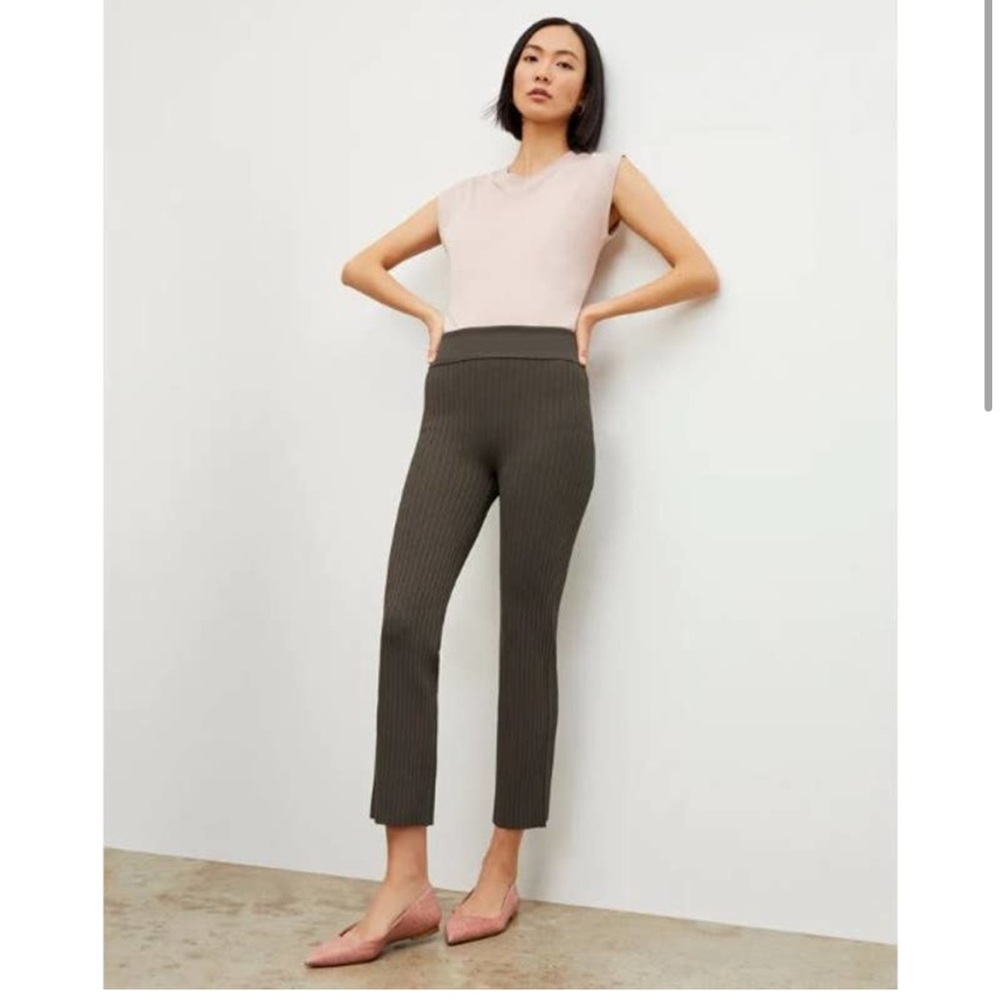 MM LaFleur the Finley ribbed cropped knit pants